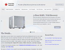 Tablet Screenshot of freedatarecovery.us